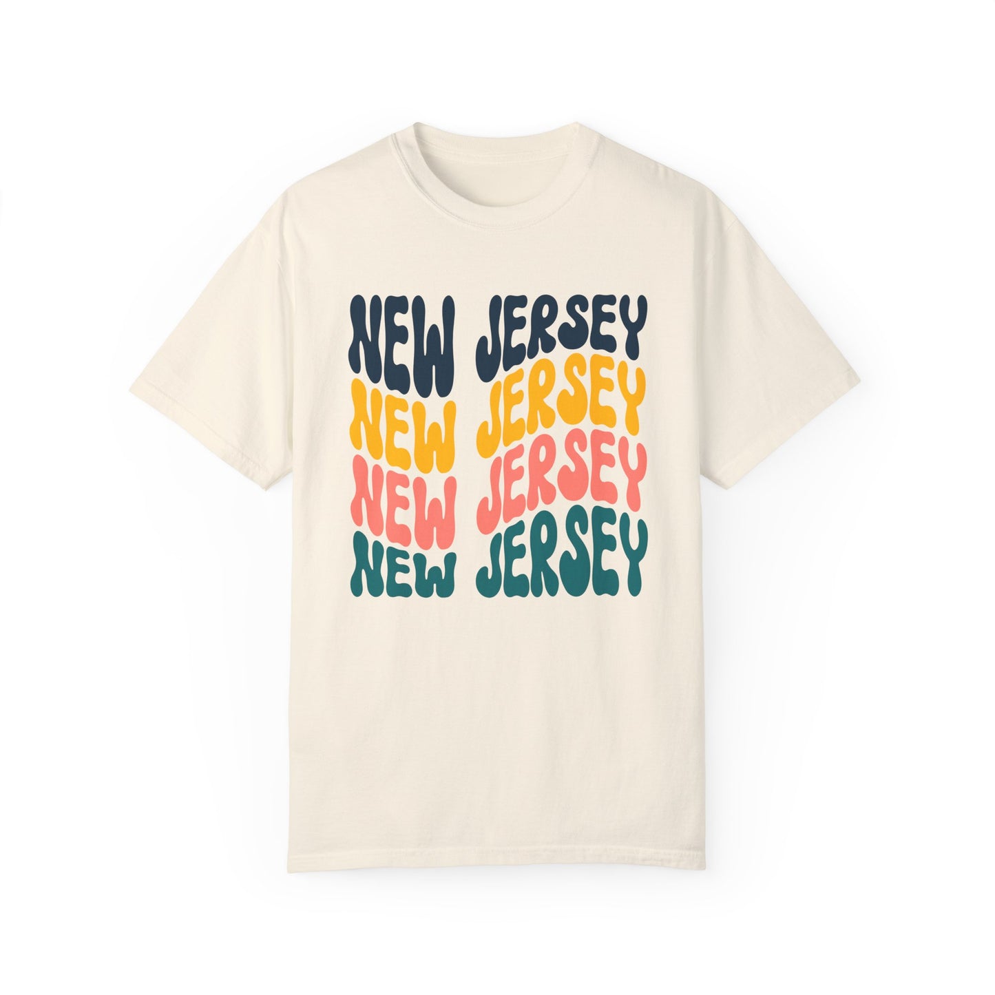 Retro New Jersey - Comfort Colors Shirt