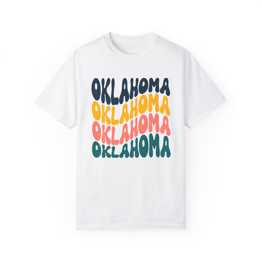 Retro Oklahoma - Comfort Colors Shirt