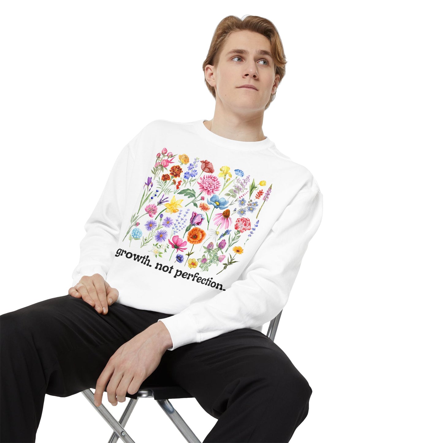 Growth, Not Perfection - Comfort Colors Sweatshirt