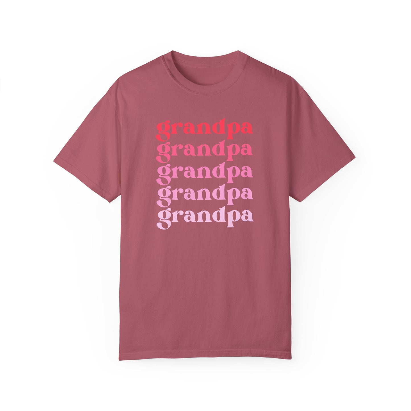 Grandpa (Pink) - Comfort Colors Shirt