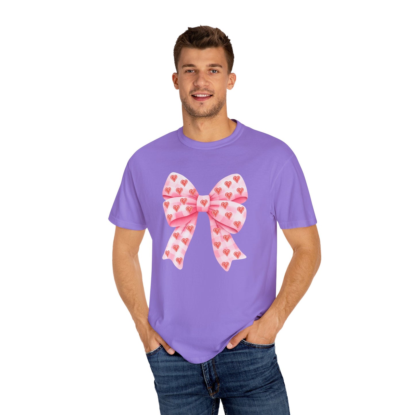 Pink Bows & Hearts - Comfort Colors Shirt