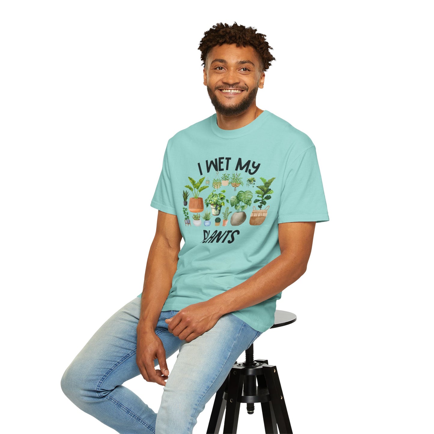 I Wet My Plants - Comfort Colors Shirt