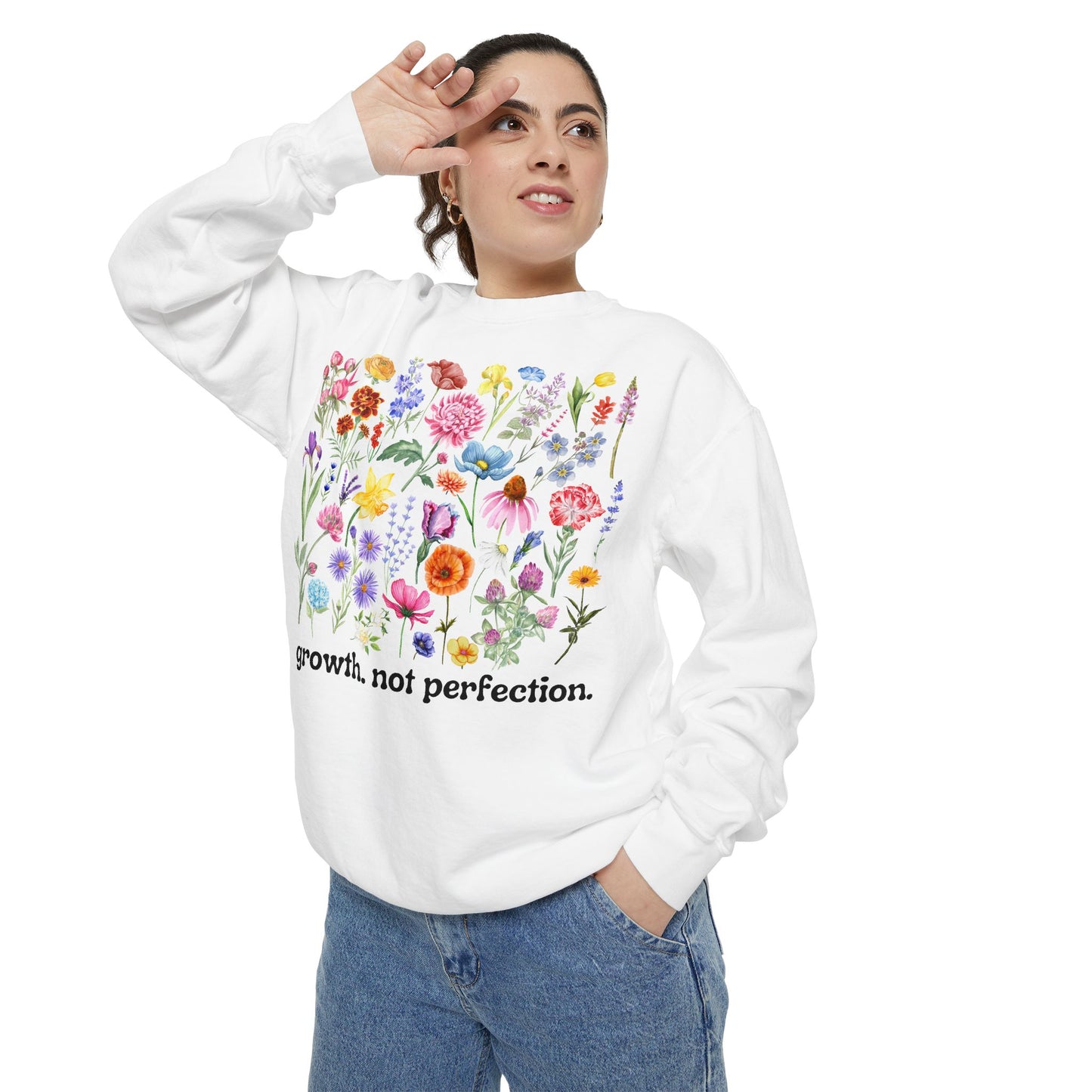 Growth, Not Perfection - Comfort Colors Sweatshirt