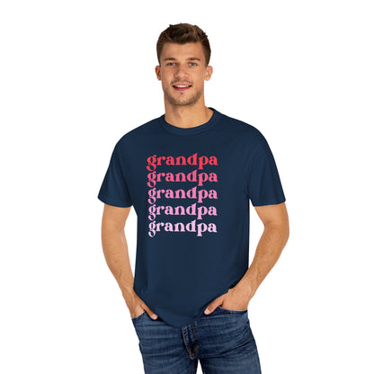 Grandpa (Pink) - Comfort Colors Shirt