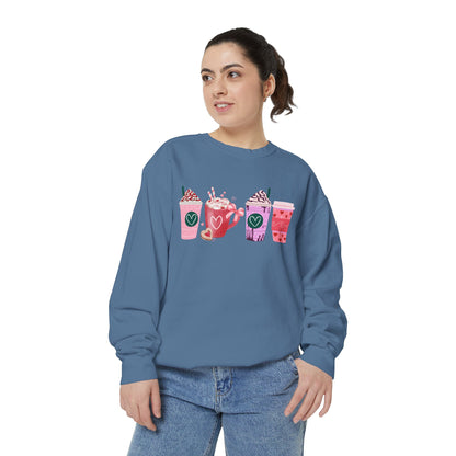Valentine's Coffee - Comfort Colors Sweatshirt