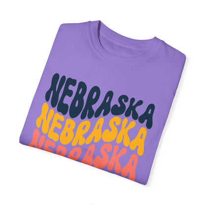 Retro Nebraska - Comfort Colors Shirt