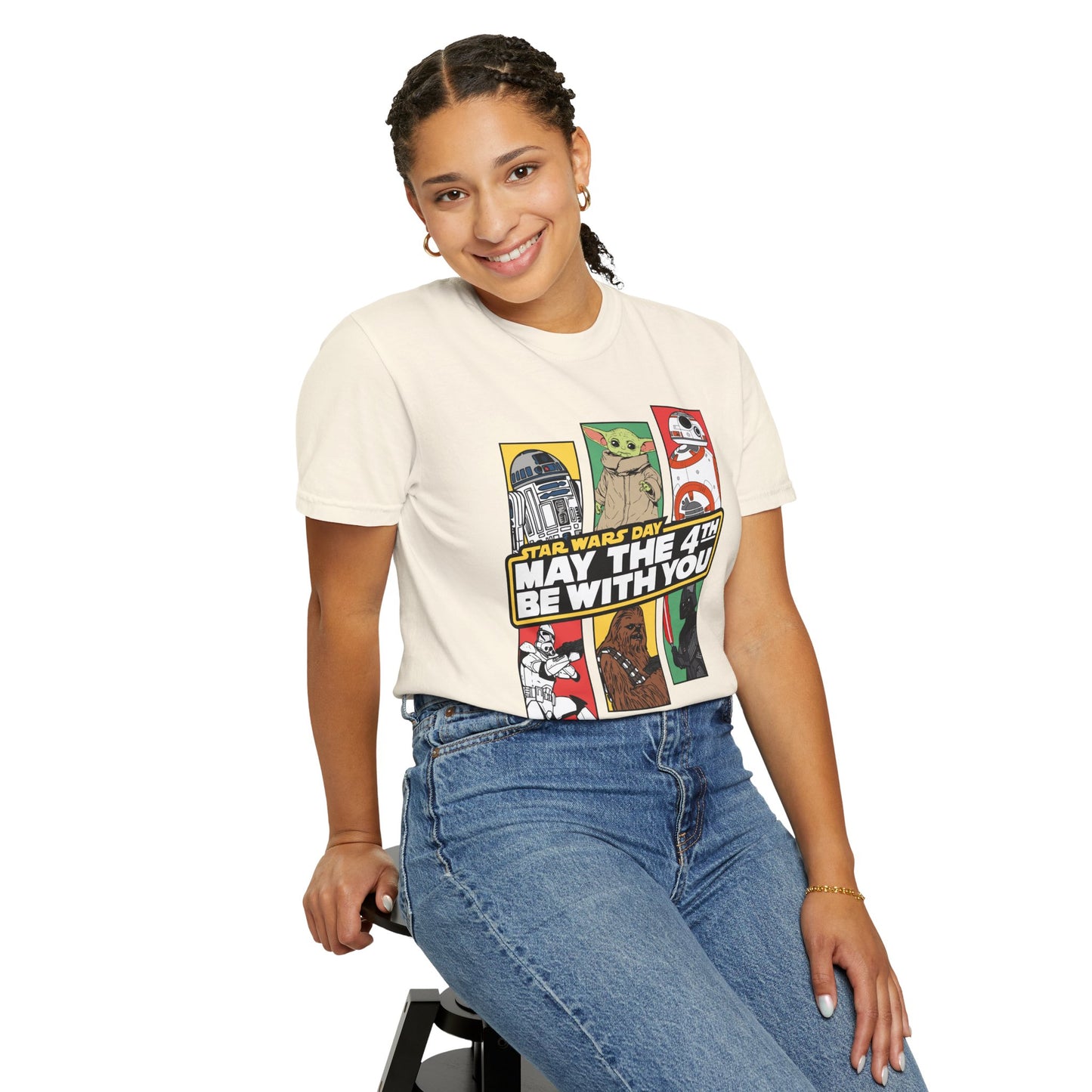 Star Wars Day Pop Art Collage - Comfort Colors Shirt