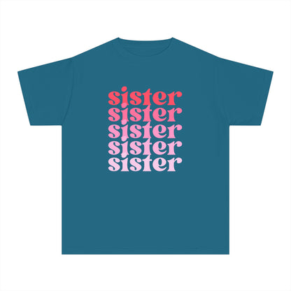 Sister - Pink - (Youth) Comfort Colors Shirt