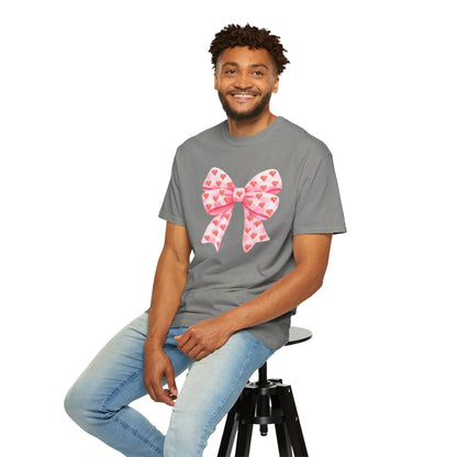 Pink Bows & Hearts - Comfort Colors Shirt