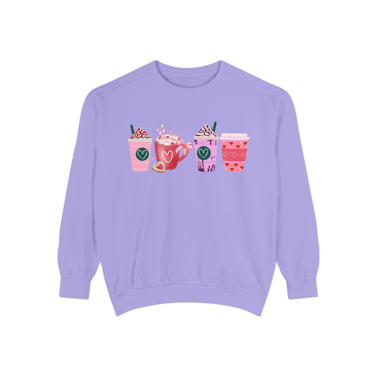 Valentine's Coffee - Comfort Colors Sweatshirt