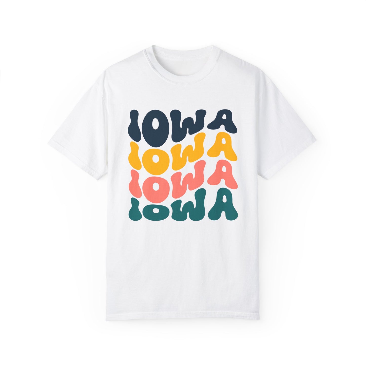 Retro Iowa - Comfort Colors Shirt