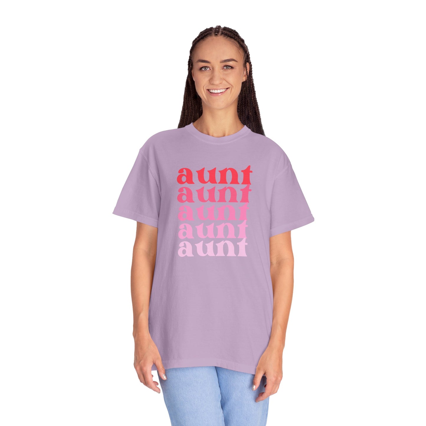 Aunt (Pink) - Comfort Colors Shirt