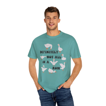 Definitely Not All In A Row - Comfort Colors Shirt