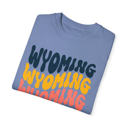Retro Wyoming - Comfort Colors Shirt