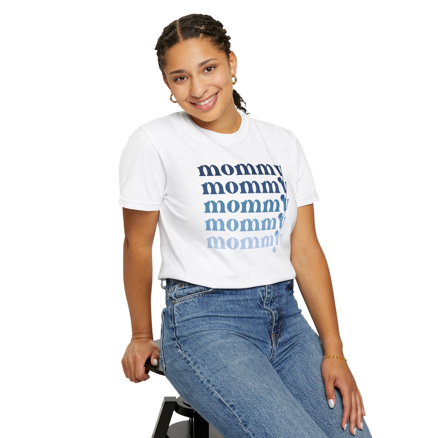 Mommy (Blue) - Comfort Colors Shirt