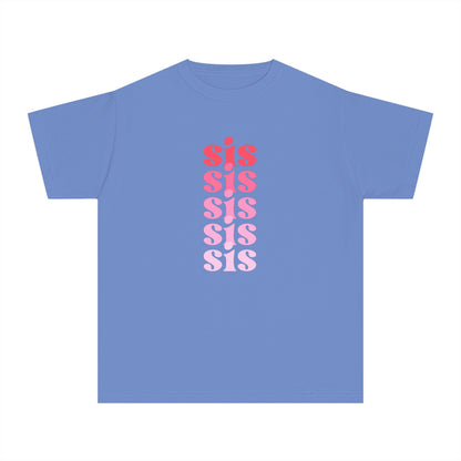 Sis - Pink - (Youth) Comfort Colors Shirt