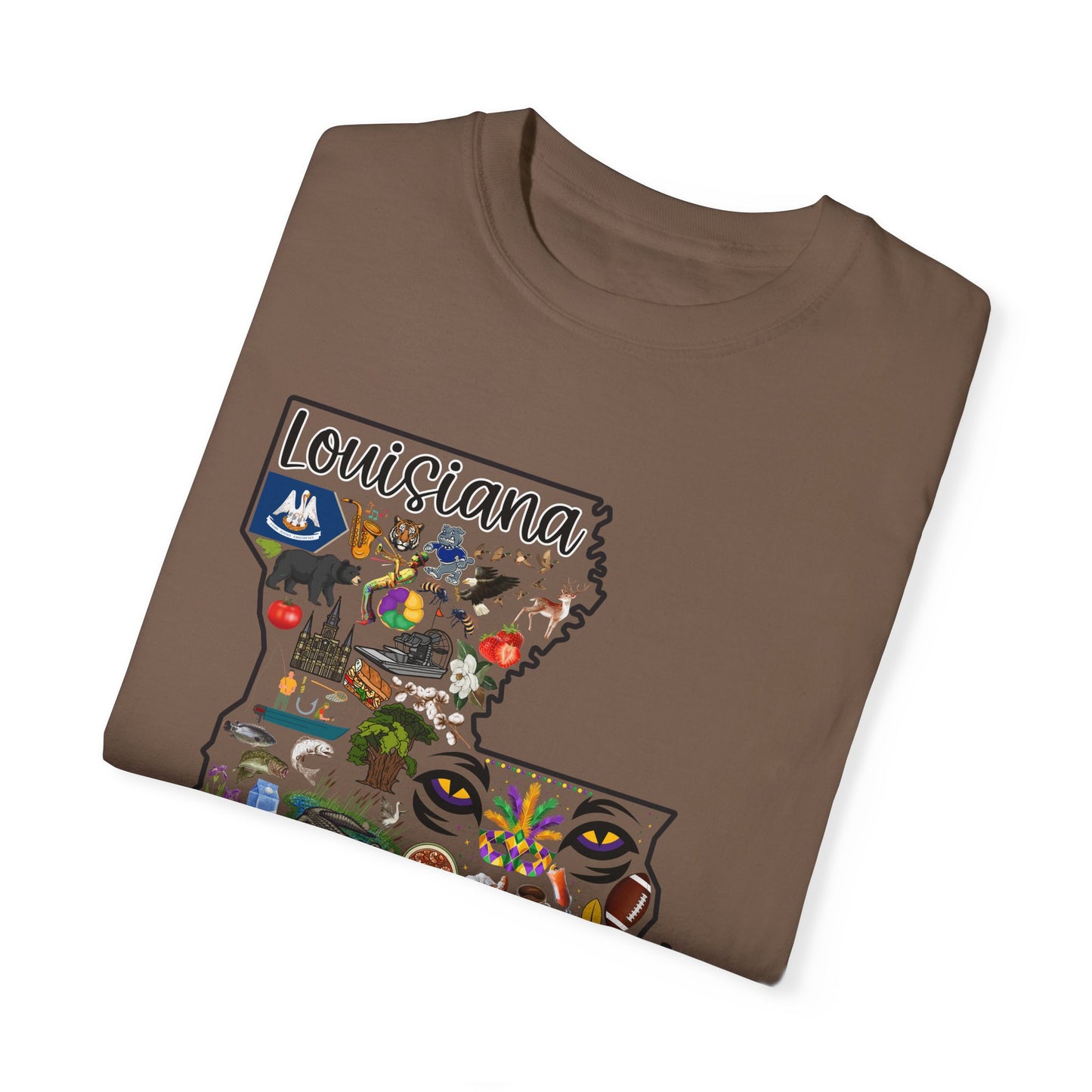 Beautiful State of Louisiana - Comfort Colors Shirt