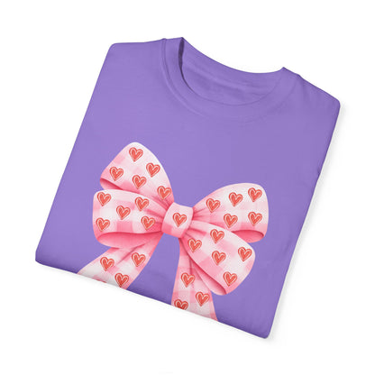 Pink Bows & Hearts - Comfort Colors Shirt