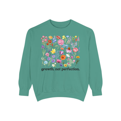 Growth, Not Perfection - Comfort Colors Sweatshirt
