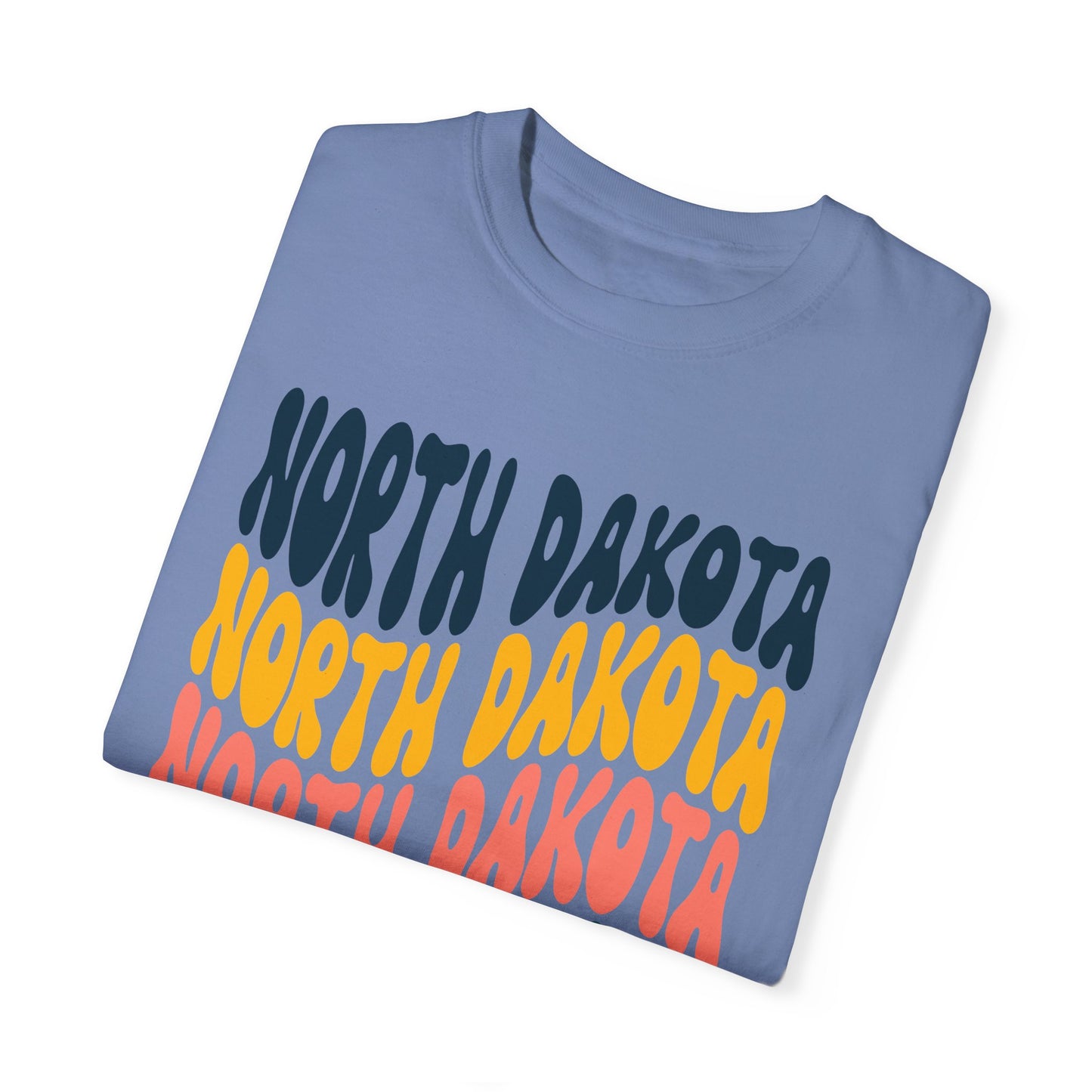 Retro North Dakota - Comfort Colors Shirt