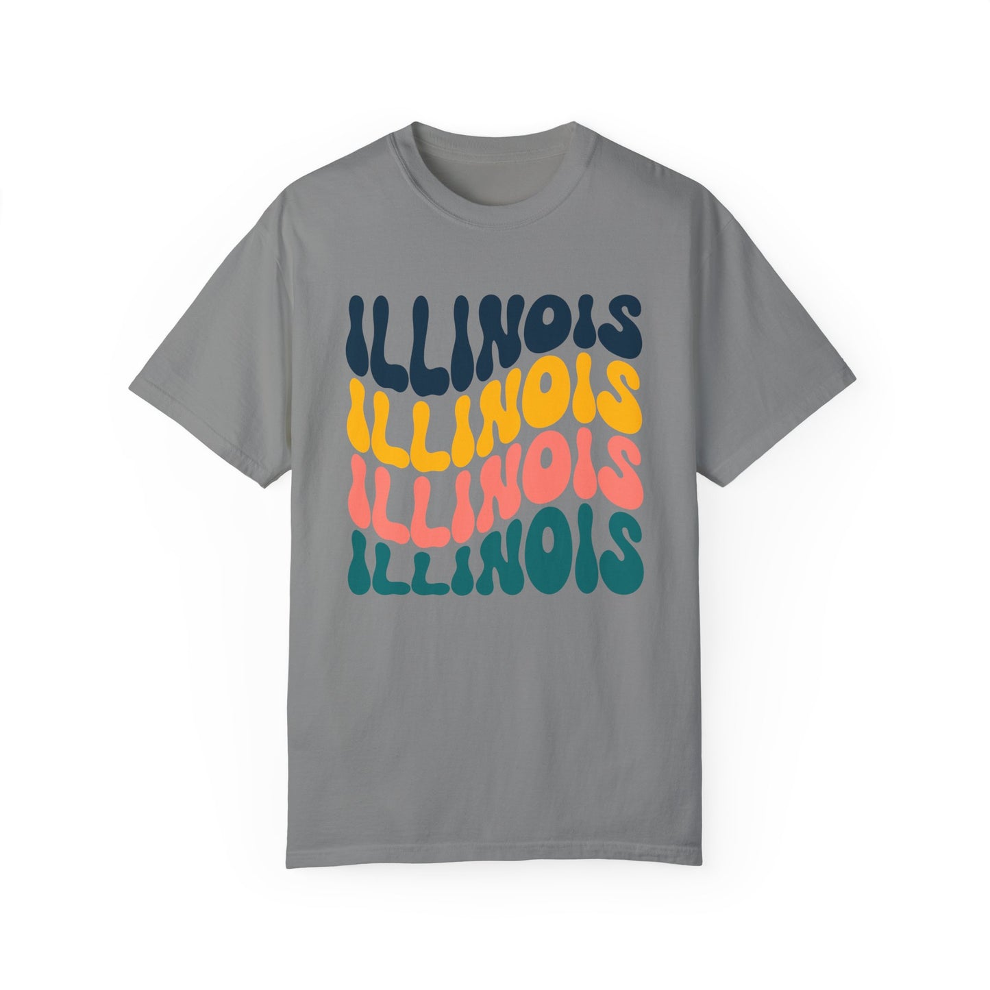 Retro Illinois - Comfort Colors Shirt