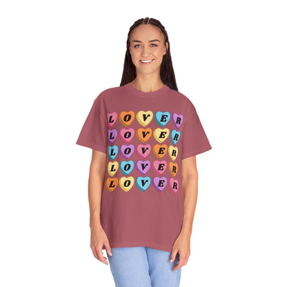 Lover Candy Heart - Comfort Colors Shirt