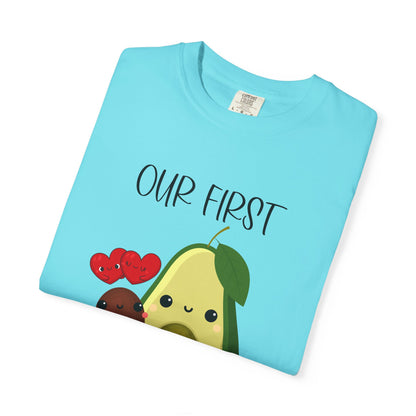 Our First Mother's Day Together (Avocado & Pit) - Comfort Colors Shirt