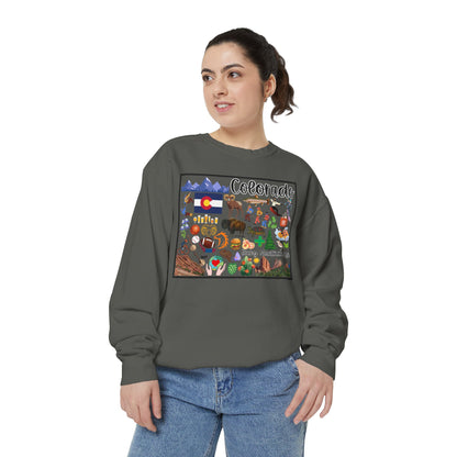 Beautiful State of Colorado - Comfort Colors Sweatshirt