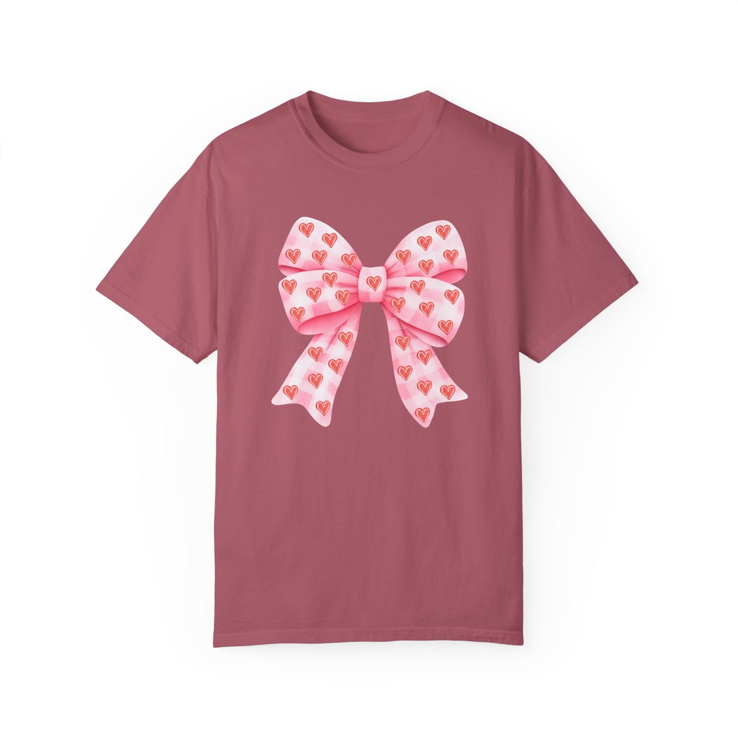 Pink Bows & Hearts - Comfort Colors Shirt