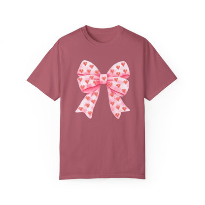 Pink Bows & Hearts - Comfort Colors Shirt