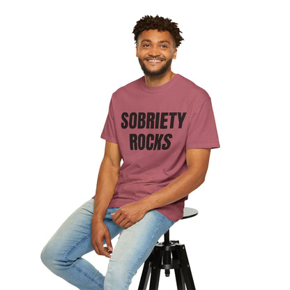 Sobriety Rocks - Comfort Colors Shirt