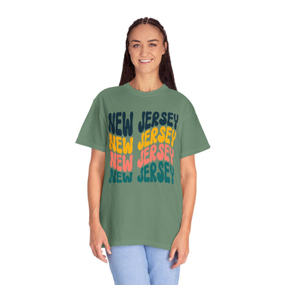 Retro New Jersey - Comfort Colors Shirt