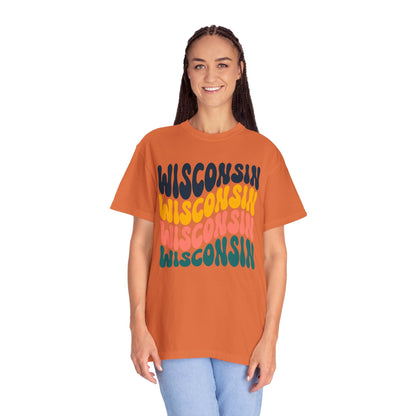 Retro Wisconsin - Comfort Colors Shirt