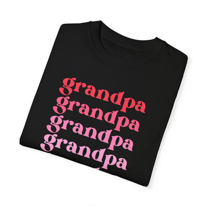 Grandpa (Pink) - Comfort Colors Shirt