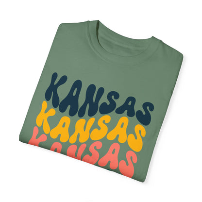 Retro Kansas - Comfort Colors Shirt