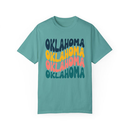 Retro Oklahoma - Comfort Colors Shirt