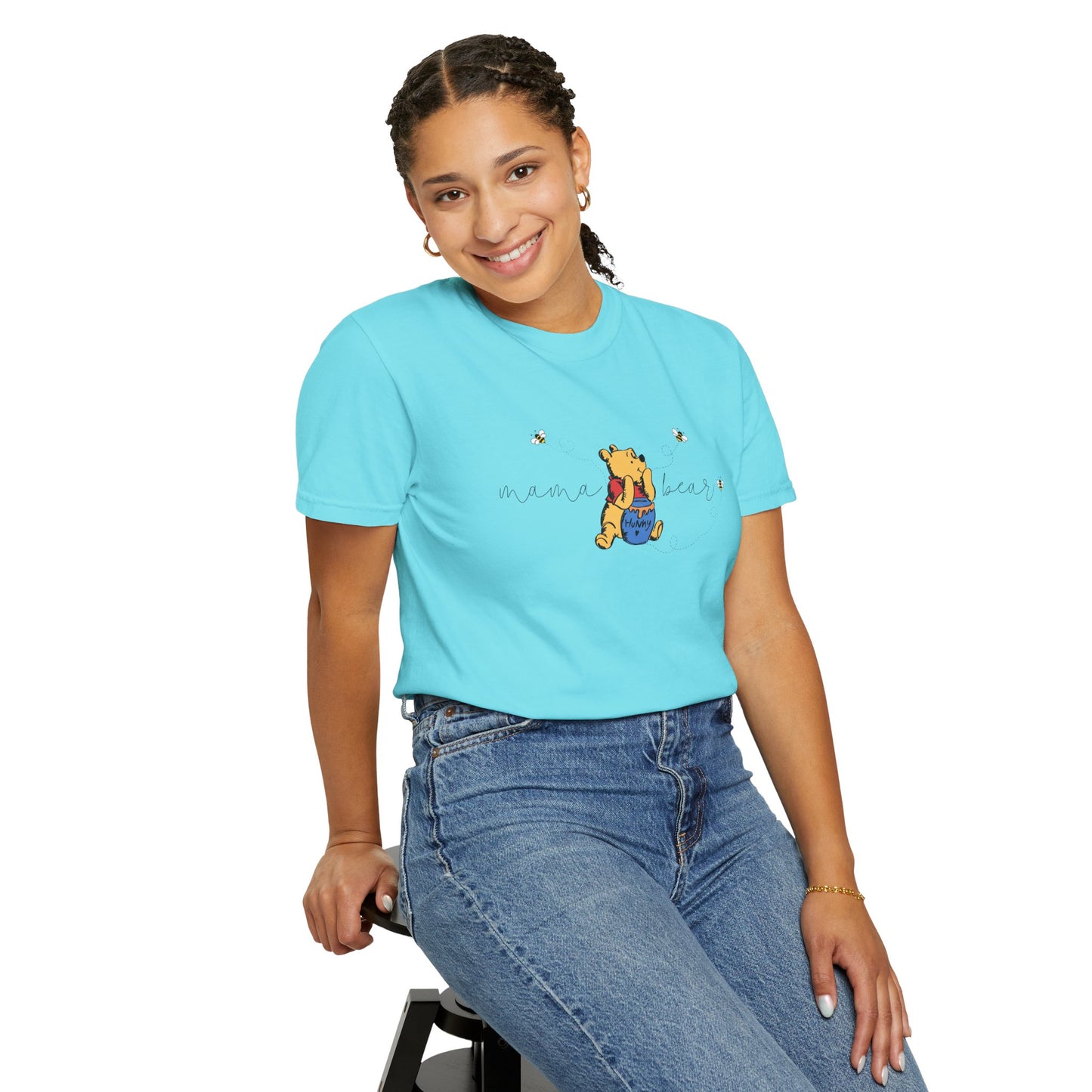 Mama Bear (Pooh Bear & Hunny) - Comfort Colors Shirt