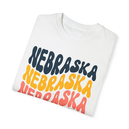 Retro Nebraska - Comfort Colors Shirt