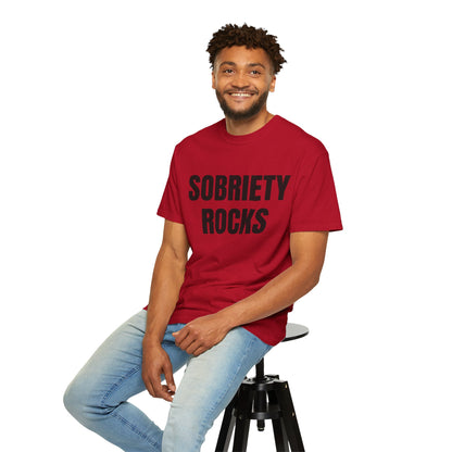 Sobriety Rocks - Comfort Colors Shirt