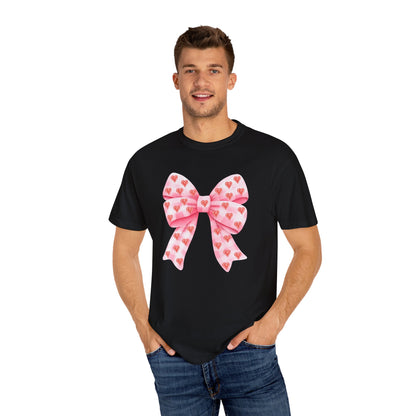 Pink Bows & Hearts - Comfort Colors Shirt