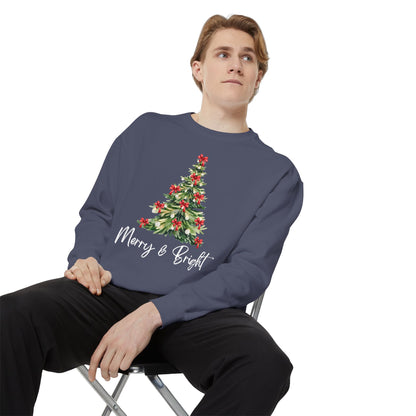 Merry & Bright - Comfort Colors Sweatshirt