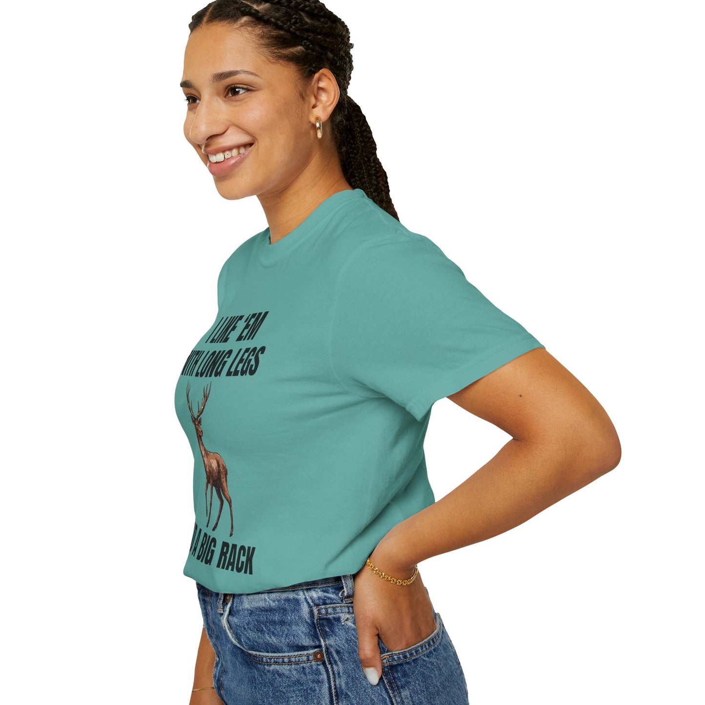 I Like 'Em With Long Legs And A Big Rack - Comfort Colors Shirt
