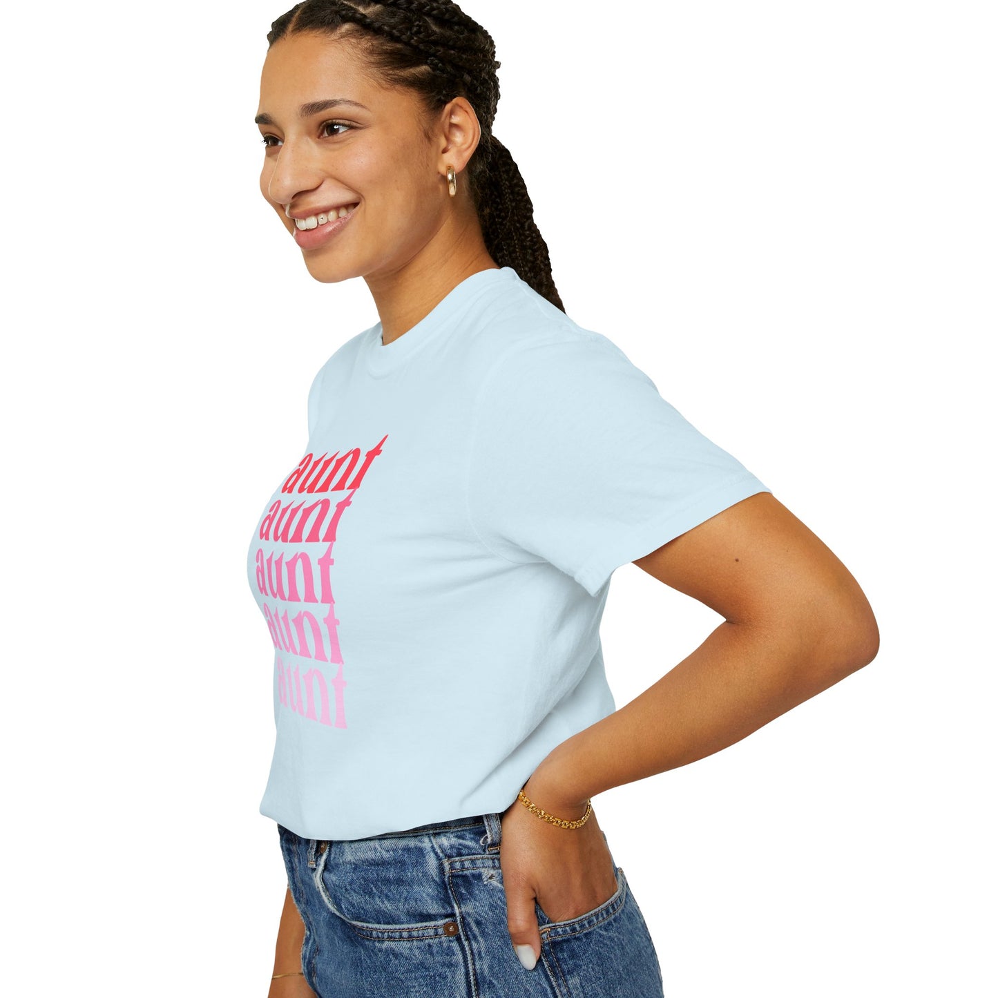 Aunt (Pink) - Comfort Colors Shirt